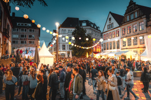 Leineweber-Markt auf dem Alten Markt in Bielefeld
